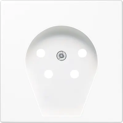 JUNG centraalplaat telefoon 4-polig LS990 alpine wit (LS 961 TF WW)