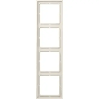 JUNG afdekraam 4-voudig LS990 creme (LS 984 W)