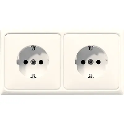 JUNG Wcd 2v Randaarde Wandgoot Crem (CD 522 BF)