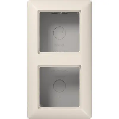 JUNG opbouwbak 2-voudig AS500 creme (AS 582 A W)