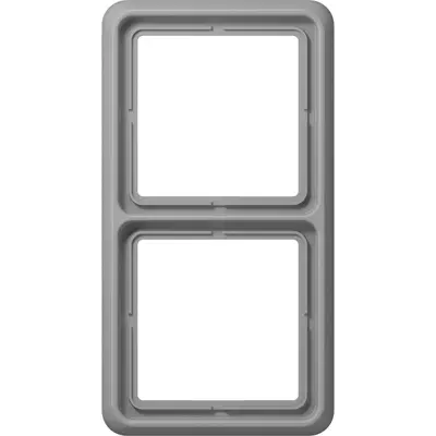 JUNG afdekraam 2-voudig CD500 grijs (CD 582 GR)