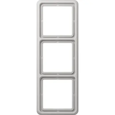 JUNG afdekraam 3-voudig CD500 lichtgrijs (CD 583 LG)