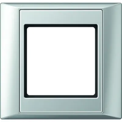 JUNG afdekraam 1-voudig A Plus aluminium (AP 581 AL)