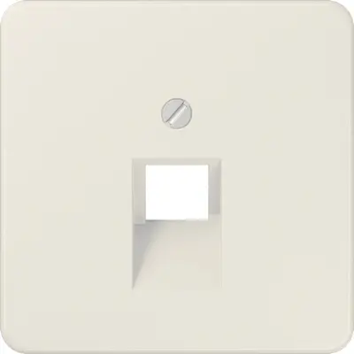 JUNG centraalplaat 1-voudig tbv RJ45 wandcontactdoos CD500 creme (569-1 UA)