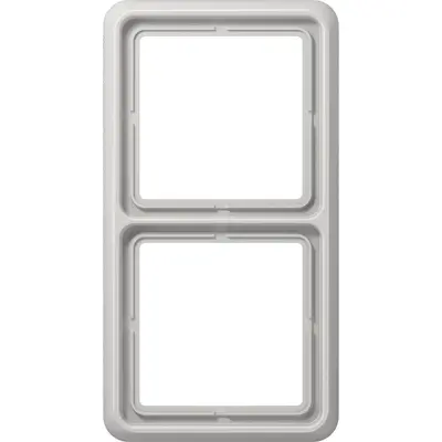 JUNG afdekraam 2-voudig CD500 lichtgrijs (CD 582 LG)