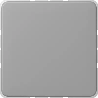 JUNG centraalplaat blinddeksel incl. draagframe CD500 grijs (CD 594-0 GR)