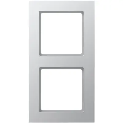 JUNG afdekraam 2-voudig A Creation aluminium (AC 582 AL)