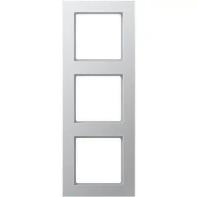 JUNG afdekraam 3-voudig A Creation aluminium (AC 583 AL)