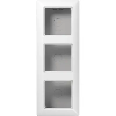 JUNG opbouwbak 3-voudig AS500 alpine wit (AS 583 A WW)