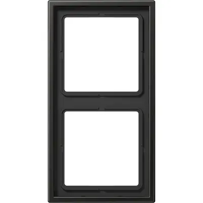 JUNG afdekraam 2-voudig LS990 antraciet gelakt aluminium (AL 2982 AN)