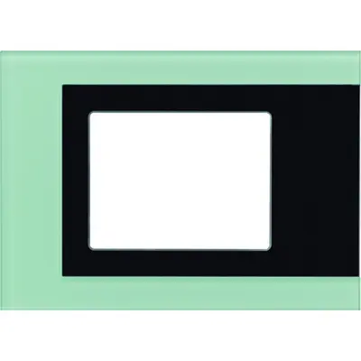 JUNG Afdekraam 1v Horizontaal Wit (FP GLAS 781)