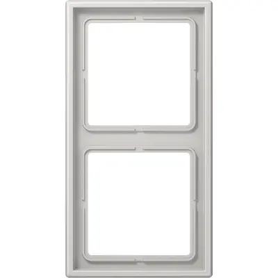 JUNG afdekraam 2-voudig LS990 lichtgrijs (LS 982 LG)