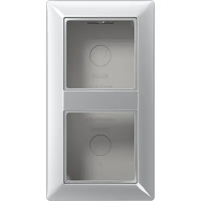 JUNG opbouwbak 2-voudig A-range aluminium (AS 582 A AL)