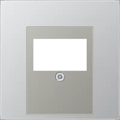 JUNG centraalplaat multimedia LS990 aluminium (AL 2969 T)