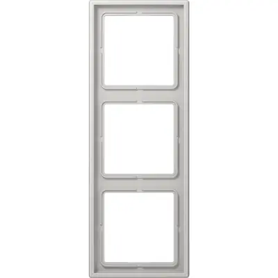 JUNG afdekraam 3-voudig LS990 lichtgrijs (LS 983 LG)