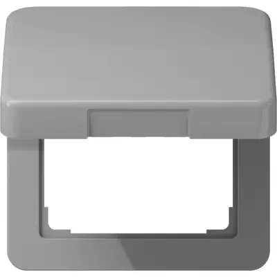 JUNG Afdekraam 1v Horizontaal Grijs (CD 590 KL GR)