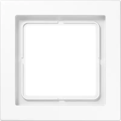 JUNG afdekraam 1-voudig LS DESIGN alpine wit (LSD 981 WW)