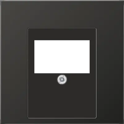 JUNG centraalplaat multimedia LS990 antraciet gelakt aluminium (AL 2969 T AN)