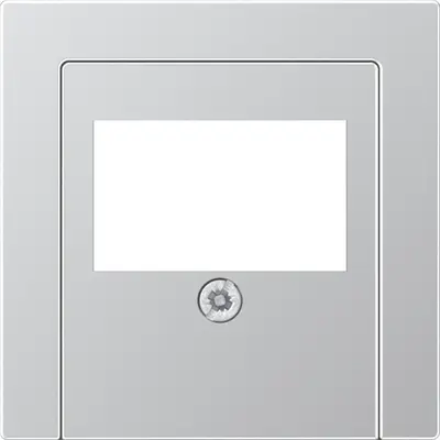 JUNG centraalplaat multimedia A-range aluminium (A 569 PLT AL)