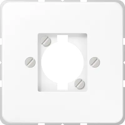 JUNG Centraalplaat XLR Wit Draagri (CD 568-1 WW)