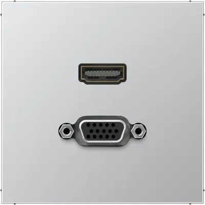 JUNG Centraalplaat 2v HDMI Creme Dr (MA AL 1173)