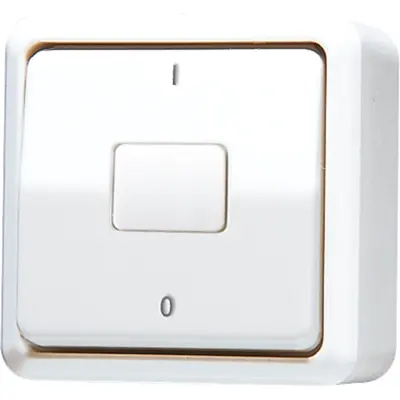 JUNG opbouw 2-polige schakelaar 10A AP600 alpine wit (602 A WW)