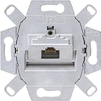 JUNG RJ45 datawandcontactdoos CAT6A 1-voudig (UAE 8 UPOK6)