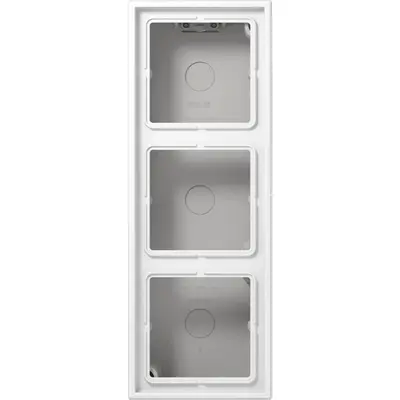 JUNG opbouwbak 3-voudig LS990 alpine wit (LS 583 A WW)