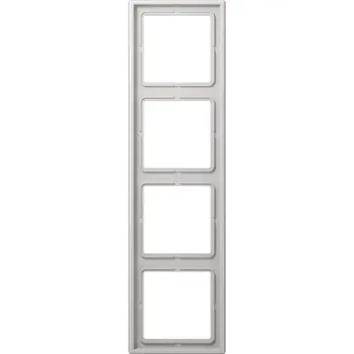 JUNG afdekraam 4-voudig LS990 lichtgrijs (LS 984 LG)