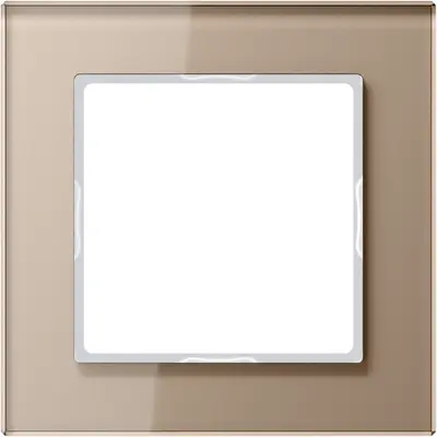 JUNG afdekraam 1-voudig A Creation champagne glas (AC 581 GL CH)