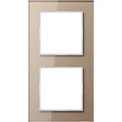 JUNG afdekraam 2-voudig A Creation champagne glas (AC 582 GL CH)