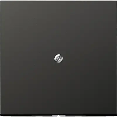 JUNG centraalplaat snoer invoer incl. draagframe LS990 antraciet gelakt aluminium (AL 2990 A AN)