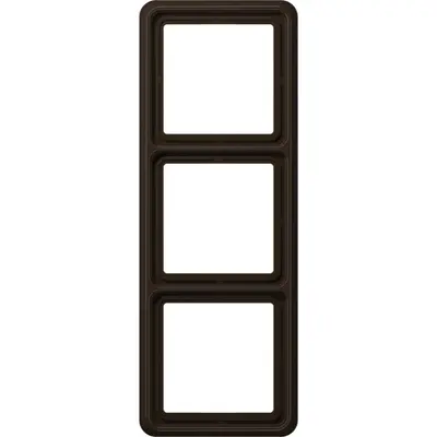 JUNG afdekraam 3-voudig CD500 bruin (CD 583 BR)
