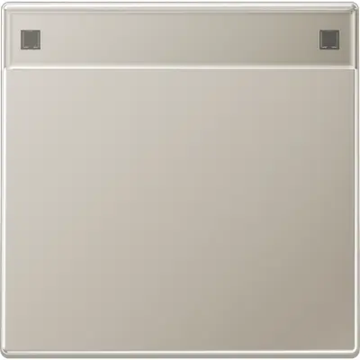 JUNG schakelwip met tekstvenster LS990 edelstaal (ES 2990 NA)