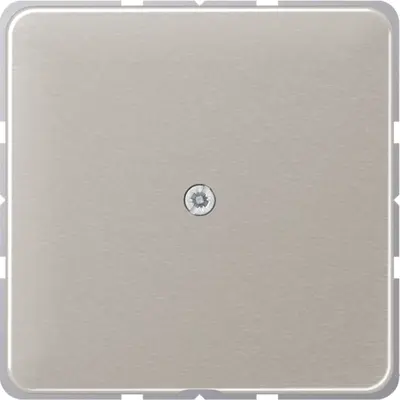 JUNG centraalplaat met snoerinvoer en draagring CD500 platina (CD 590 A PT)