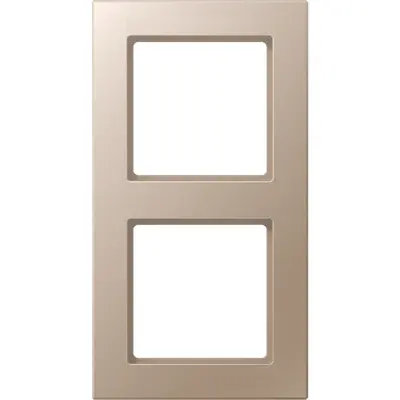JUNG afdekraam 2-voudig A Creation champagne (AC 582 CH)