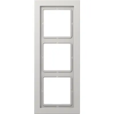 JUNG afdekraam 3-voudig LS DESIGN lichtgrijs (LSD 983 LG)