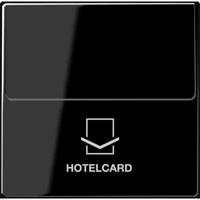 JUNG hotelkaartschakelaar A-range zwart (A 590 CARD SW)