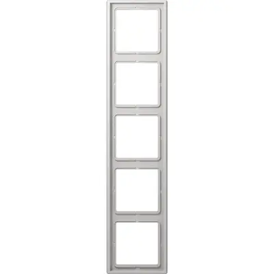 JUNG afdekraam 5-voudig LS990 lichtgrijs (LS 985 LG)