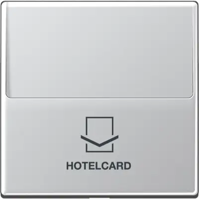 JUNG hotelkaartschakelaar A-range aluminium (A 590 CARD AL)