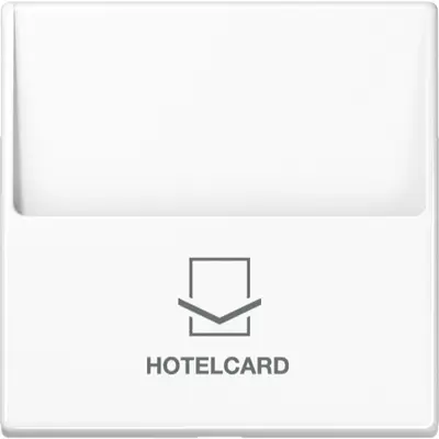 JUNG hotelkaartschakelaar A-range alpine wit (A 590 CARD WW)