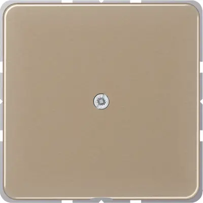 JUNG centraalplaat met snoerinvoer en draagring CD500 goud brons (CD 590 A GB)