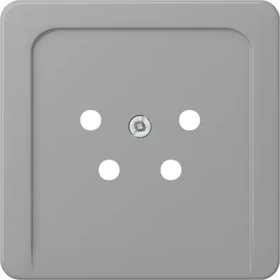 JUNG centraalplaat telefoon 4-polig CD500 grijs (CD 561 TF GR)