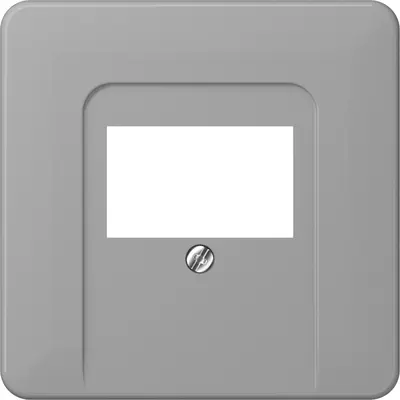 JUNG centraalplaat multimedia CD500 grijs (CD 569 T GR)