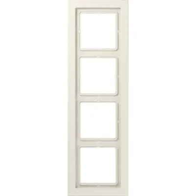 JUNG afdekraam 4-voudig LS DESIGN creme (LSD 984 W)