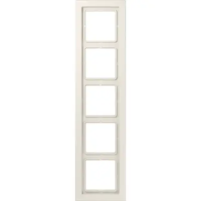 JUNG afdekraam 5-voudig LS DESIGN creme (LSD 985 W)