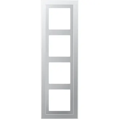 JUNG afdekraam 4-voudig LS DESIGN aluminium (ALD 2984-L)