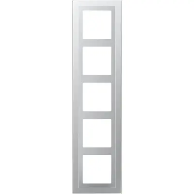 JUNG afdekraam 5-voudig LS DESIGN aluminium (ALD 2985-L)