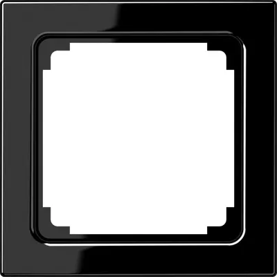 JUNG verloopplaat voor afdekkingen van 50 x 50 mm LS990 zwart glans (LS 961 Z SW)