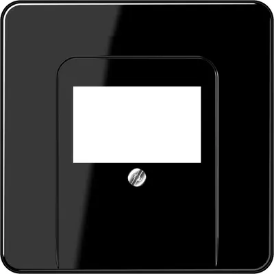 JUNG centraalplaat multimedia CD500 zwart glans (CD 569 T SW)